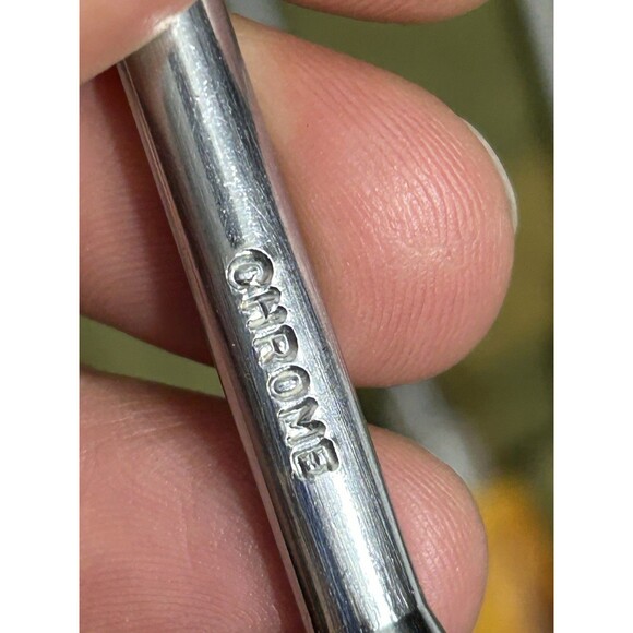 5 Vtg. EKCO BOY SCOUTS CHROME Camping Kitchen Utensils Spoon Ladle Fork Spatula - Picture 9 of 16